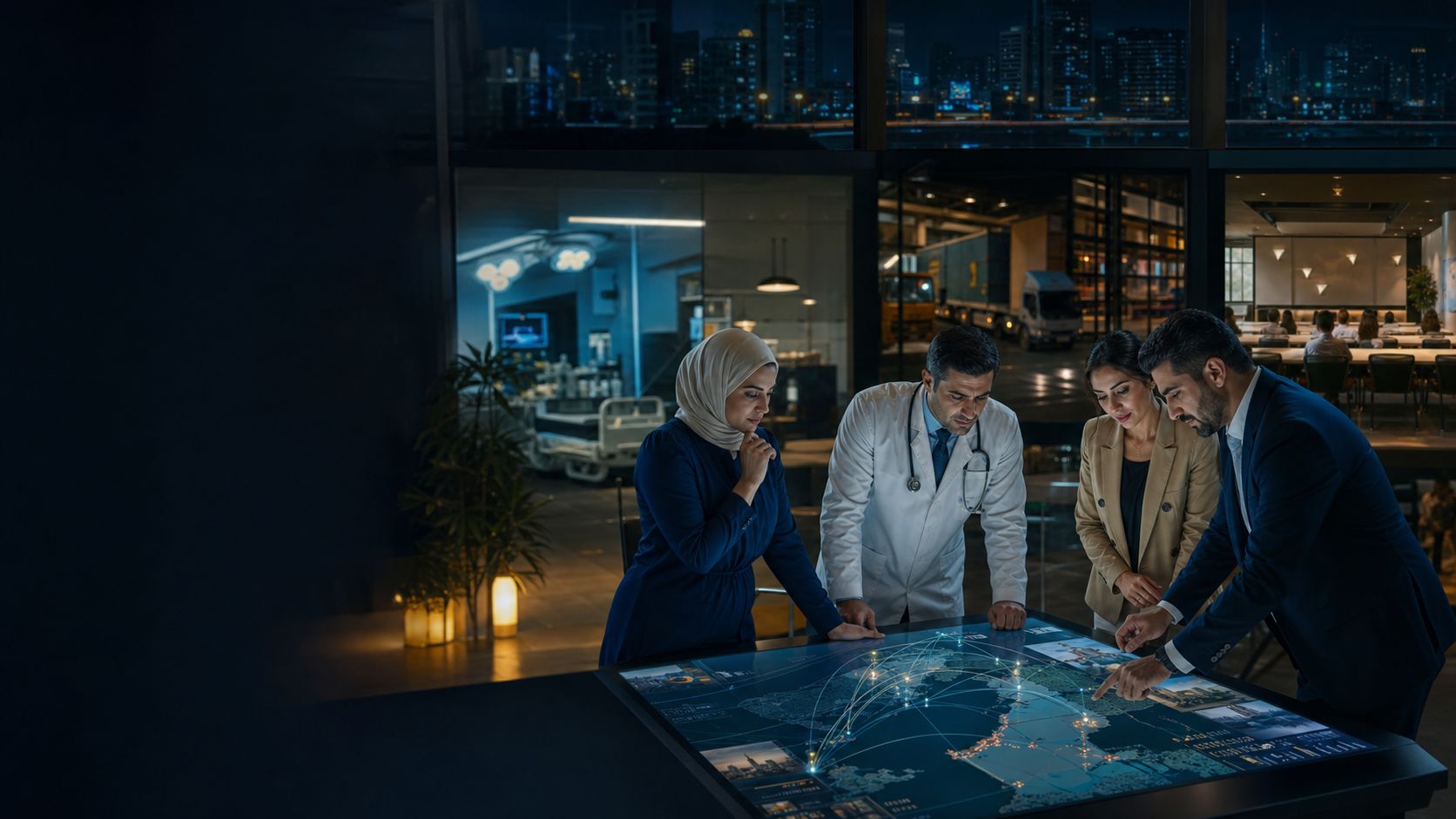نحوّل عمليات كل قطاع إلى تجربة أسرع وأكثر وضوحاً. — We turn sector operations into faster, clearer experiences.